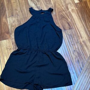 BeBop Black Sleeveless Romper